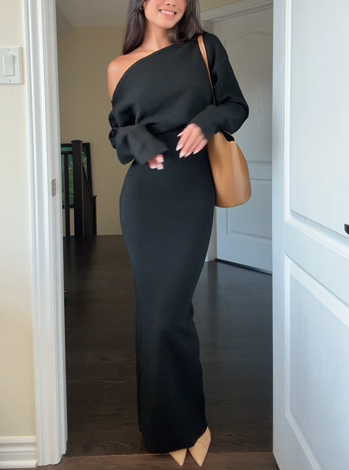 One-Shoulder Elegant Dress
