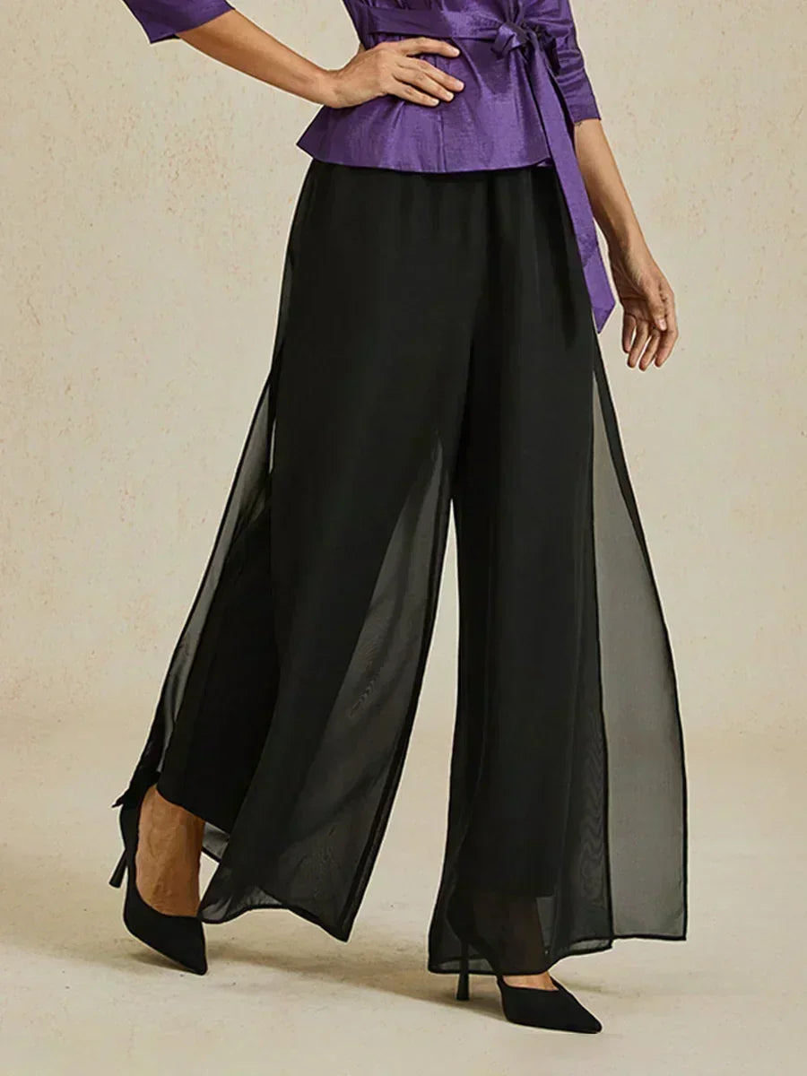 Delphine | Elegant Airy Wide-Leg Pants