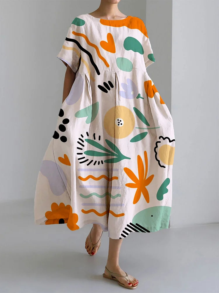Meli | Floral A-Line Summer Dress