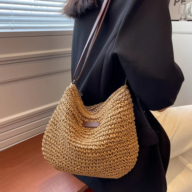 Aspen | Straw crossbody bag
