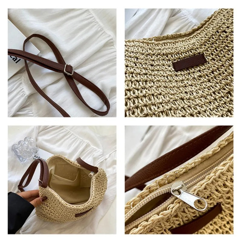 Aspen | Straw crossbody bag