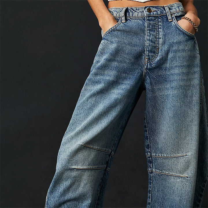 Ria Chic Wide-Leg Jeans
