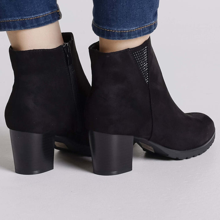 Anna | Heeled Ankle Boots