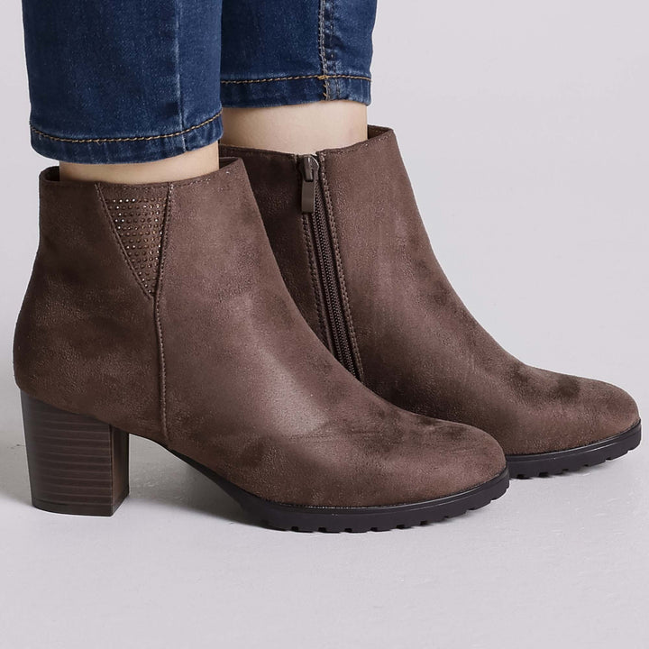 Anna | Heeled Ankle Boots
