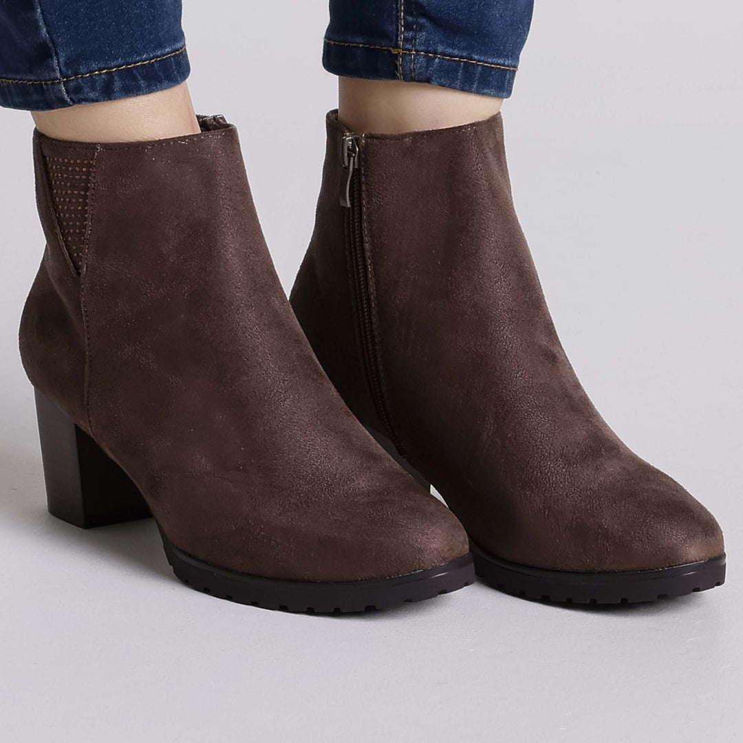 Anna | Heeled Ankle Boots