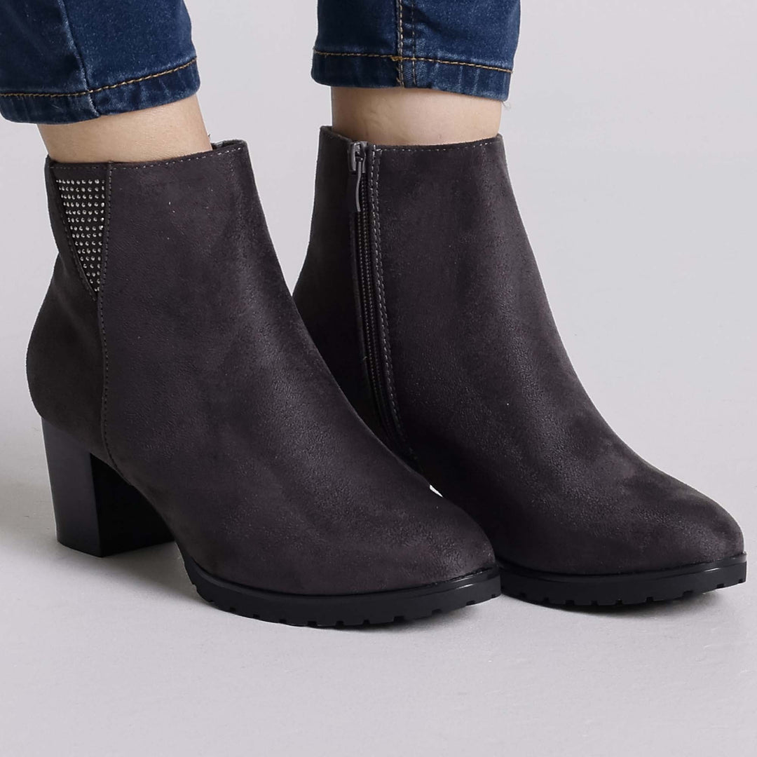 Anna | Heeled Ankle Boots