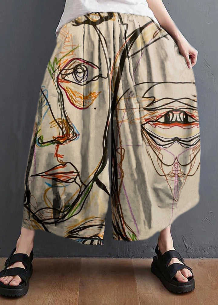 Black High Waist Asymmetrical Linen Pants