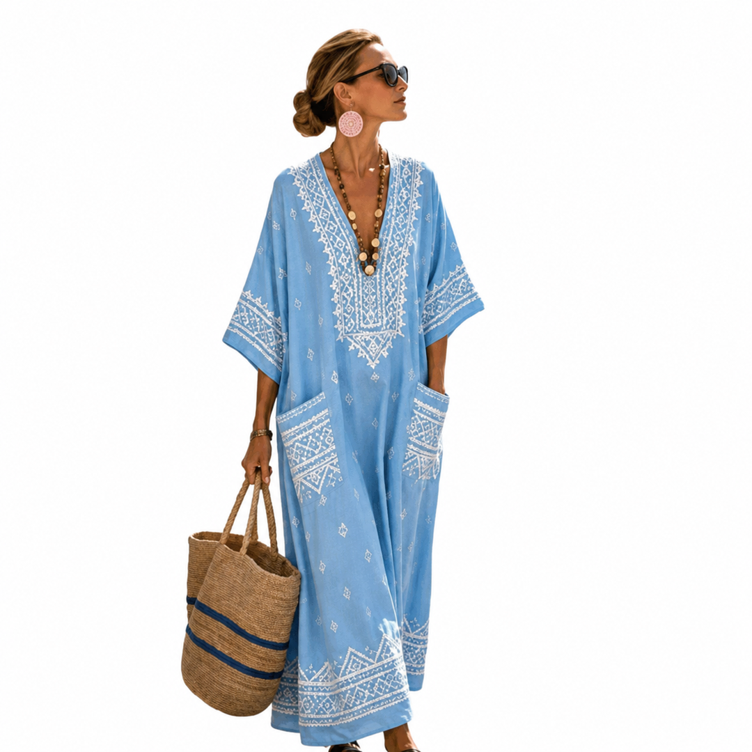 Harper | Batik Print Kaftan