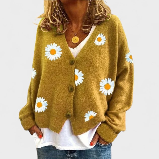 Embroidered Knit Sweater