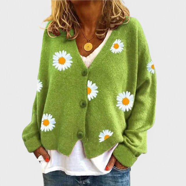 Embroidered Knit Sweater