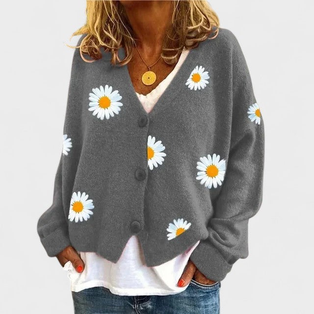 Embroidered Knit Sweater