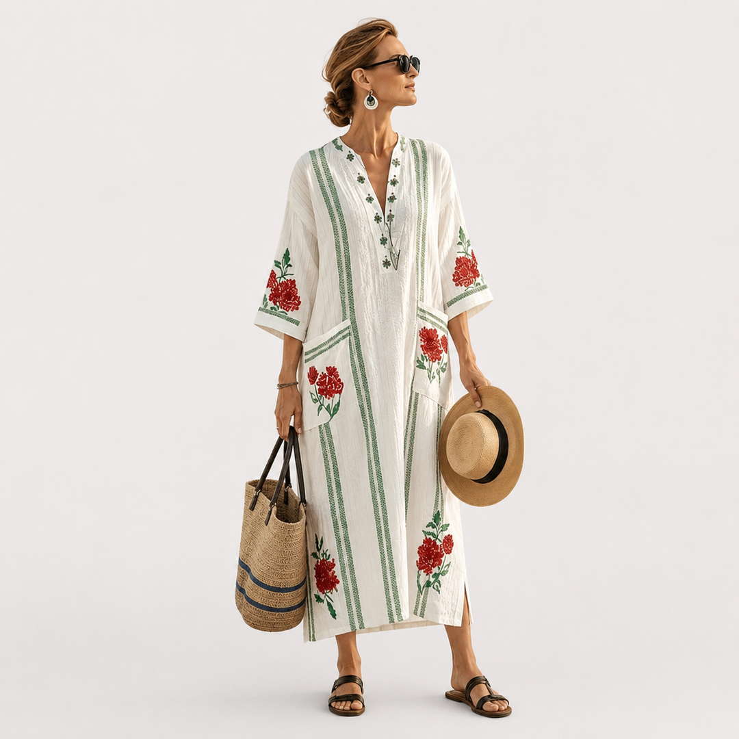 Blair | Linen Blend Kaftan