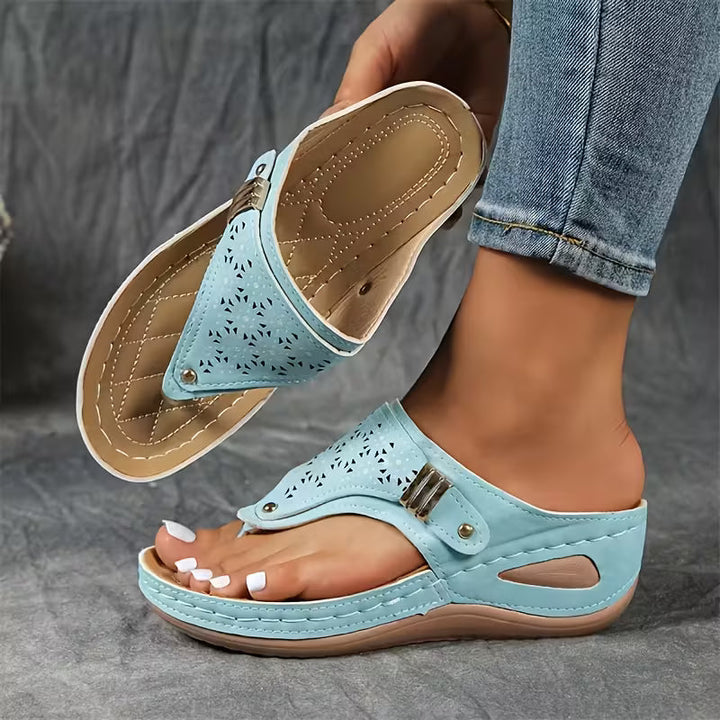 Giovanna | Comfortable and Stable Wedge Sandals