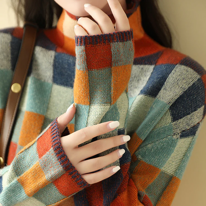Andrea | Soft Cashmere-Look Roll-Neck Jumper