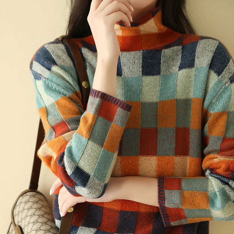 Andrea | Soft Cashmere-Look Roll-Neck Jumper