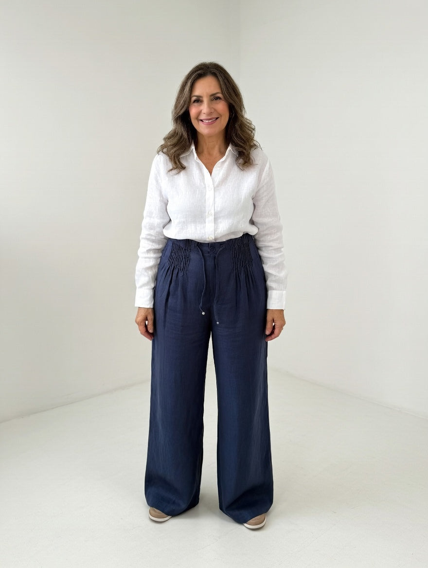 Zofia | Wide Lightweight Cotton Pants