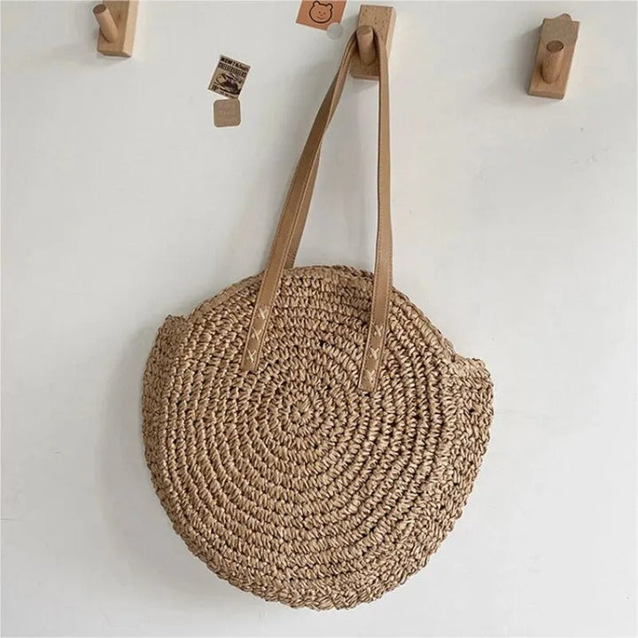 Piper | Round Large Straw Bag