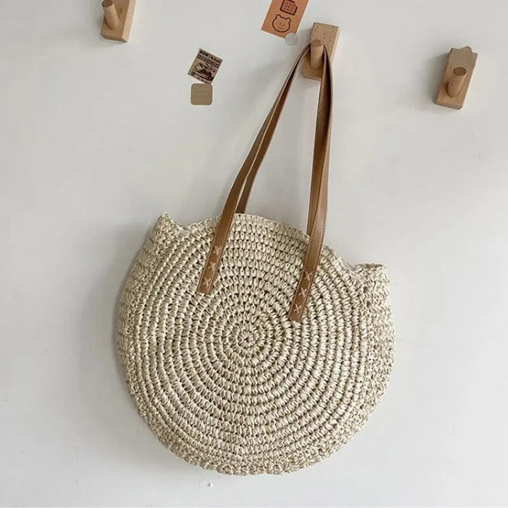 Piper | Round Large Straw Bag