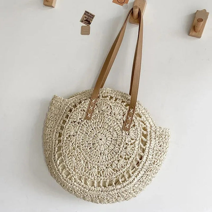 Piper | Round Large Straw Bag