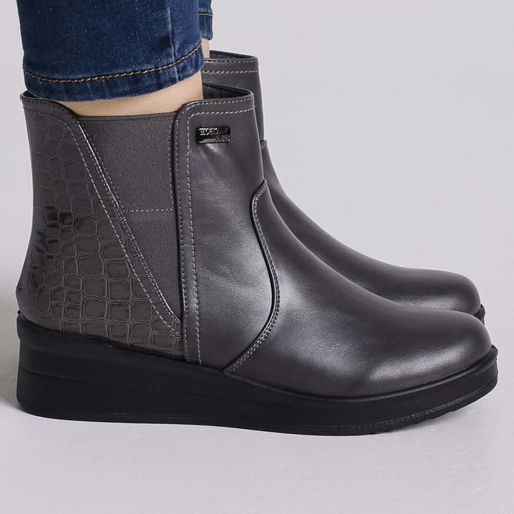 Gloria | Zip Ankle Boots