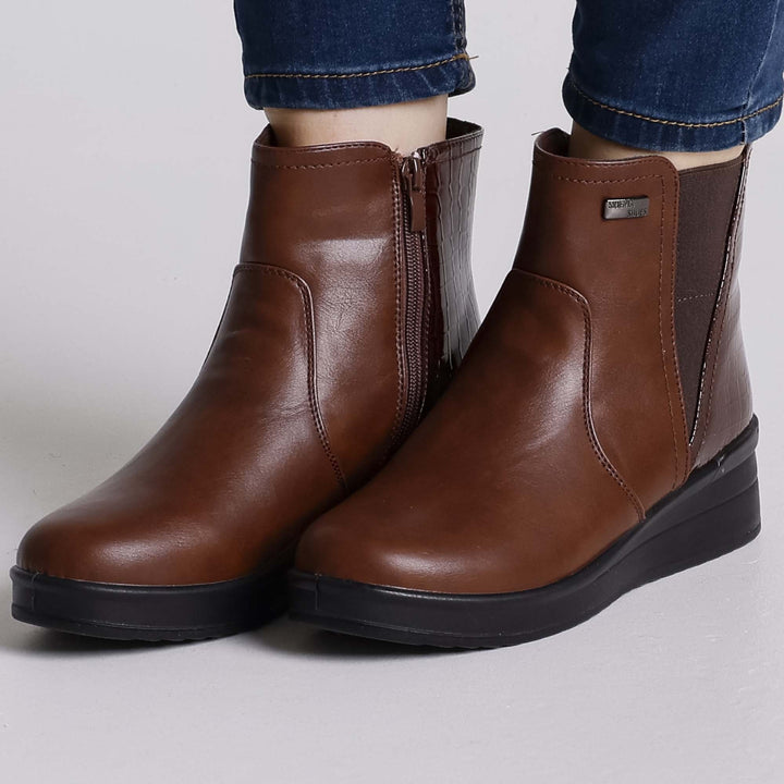 Gloria | Zip Ankle Boots