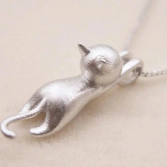 Whisker | Silver Kitten 925 Necklace
