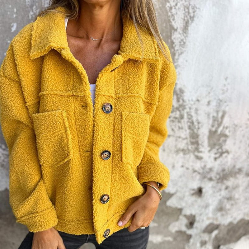 Sofia | Teddy Fleece Spring Coat