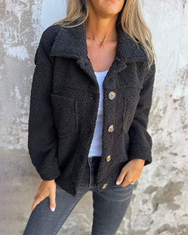 Sofia | Teddy Fleece Spring Coat