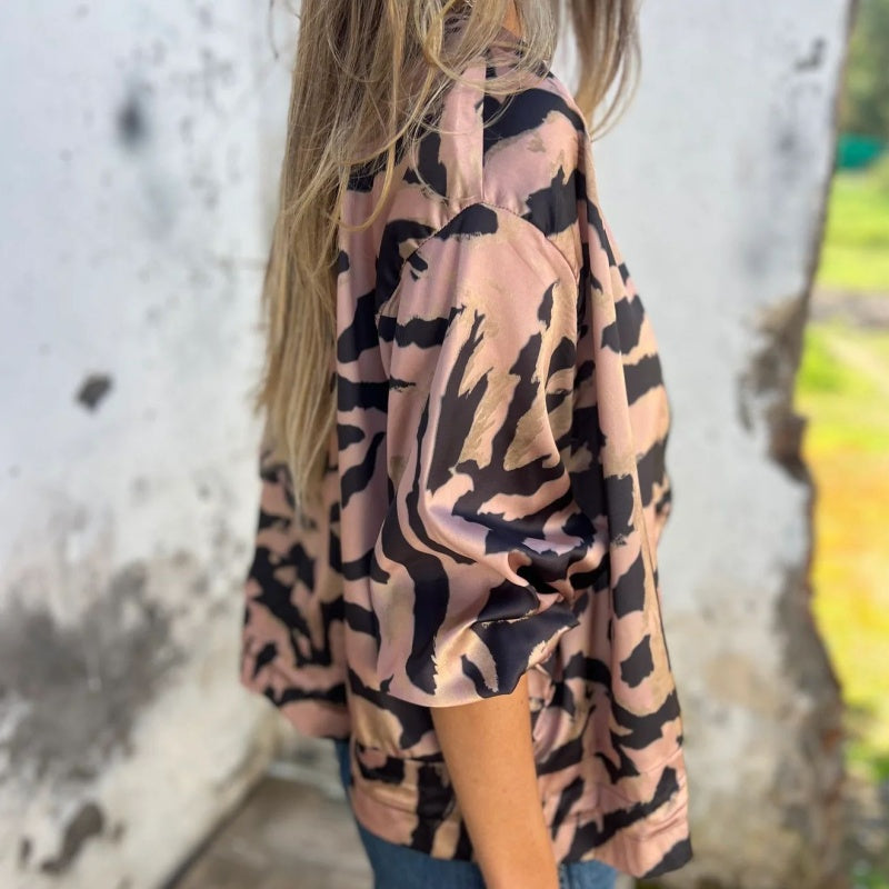 Madelon | Zebra Print Spring Jacket