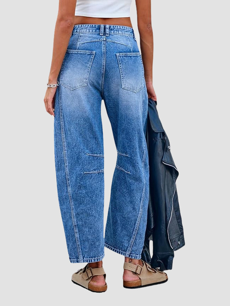 Linda | Flared Casual Denim Jeans